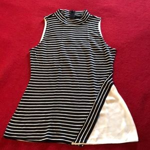 Striped tunic top